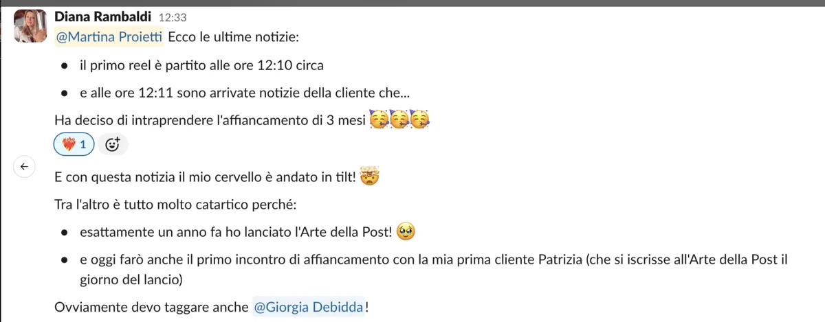 Screenshot del caso