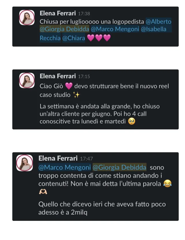 Screenshot del caso