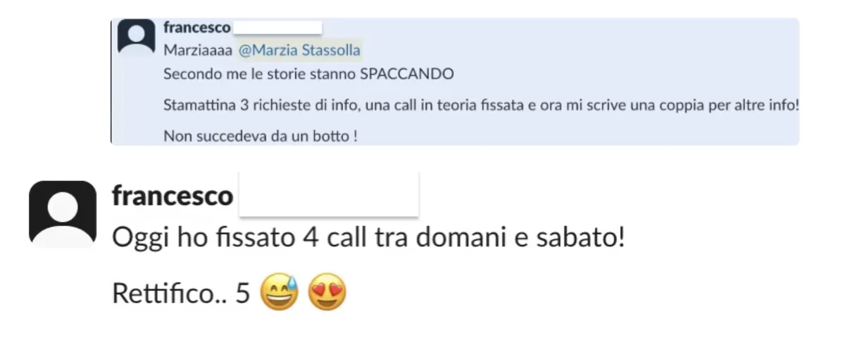Screenshot del caso