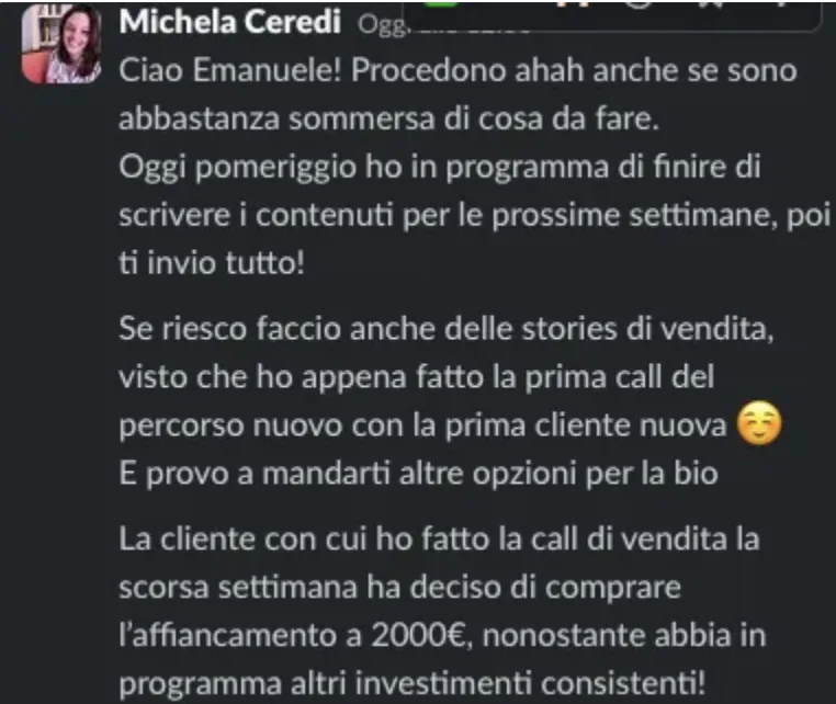 Screenshot del caso