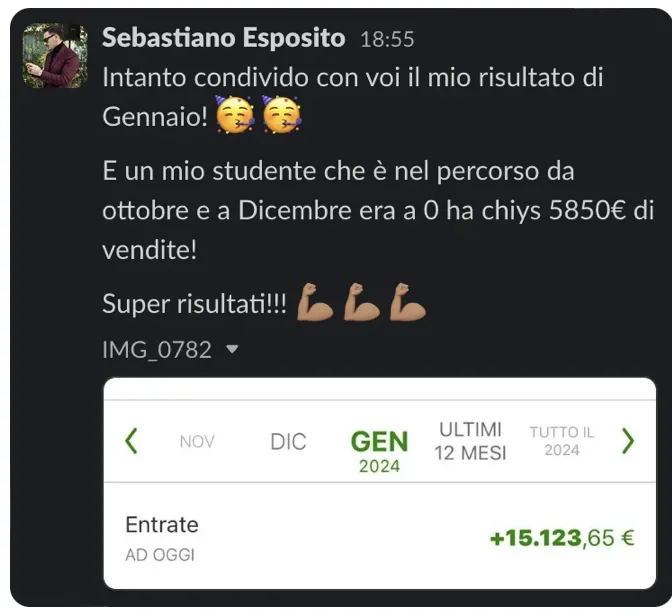 Screenshot del caso
