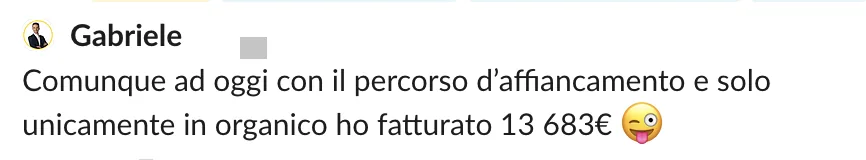 Screenshot dalle chat dei percorsi